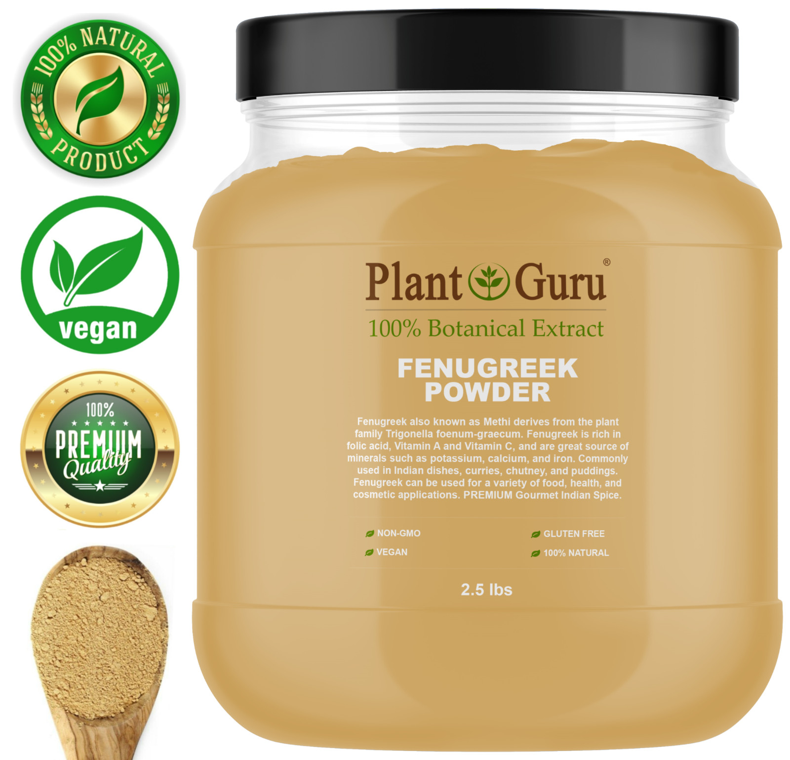 Fenugreek Seed Powder Non-GMO Ground Trigonella Foenum Graecum Bulk Methi