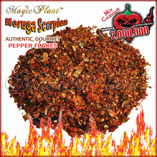Trinidad Moruga Scorpion Flakes 1lb | Moruga Scorpion Peppers – XXXHOT!!!
