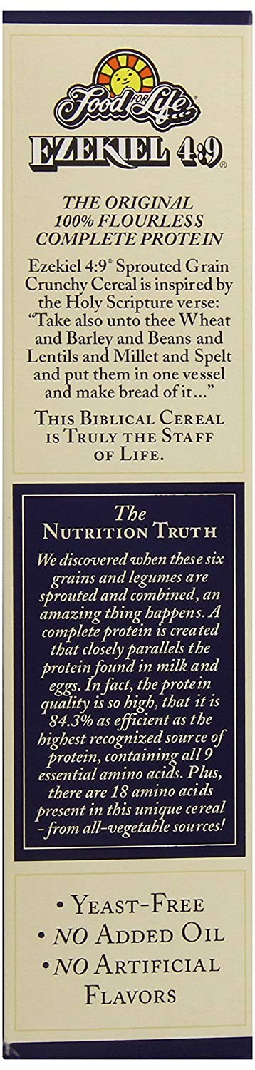 Food For Life Ezekiel 4:9 Sprouted Grain Cereal, Golden Flax,16 Oz