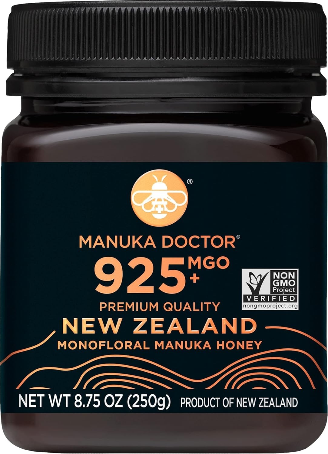 Manuka Doctor MGO 925+ New Zealand Monofloral Manuka Honey 250g Non-GMO