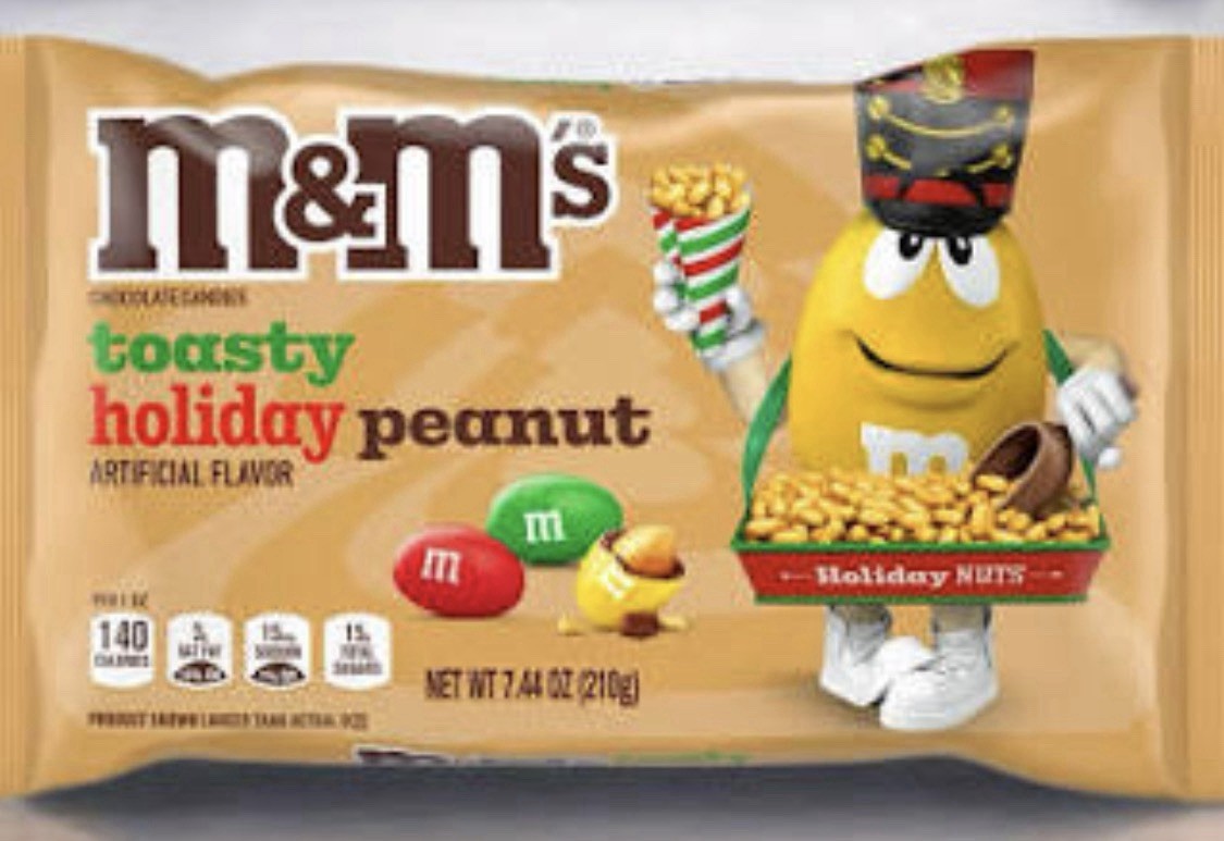 M&M’s Toasty Holiday Peanut Chocolate Candy Christmas Limited Production Run!