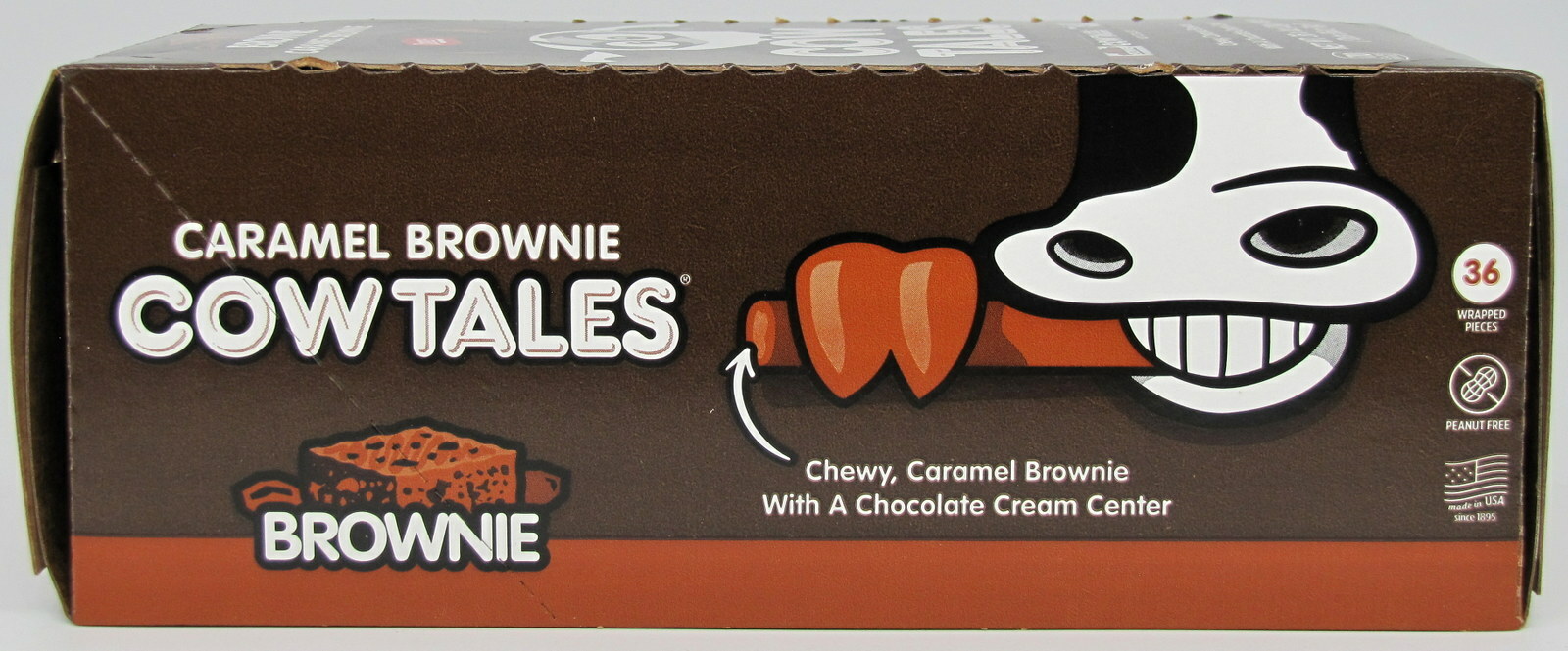 Cowtales Cow Tales Chocolate Caramel Brownie Candy 36 Ct Cowtails Bulk 2.25 LBS