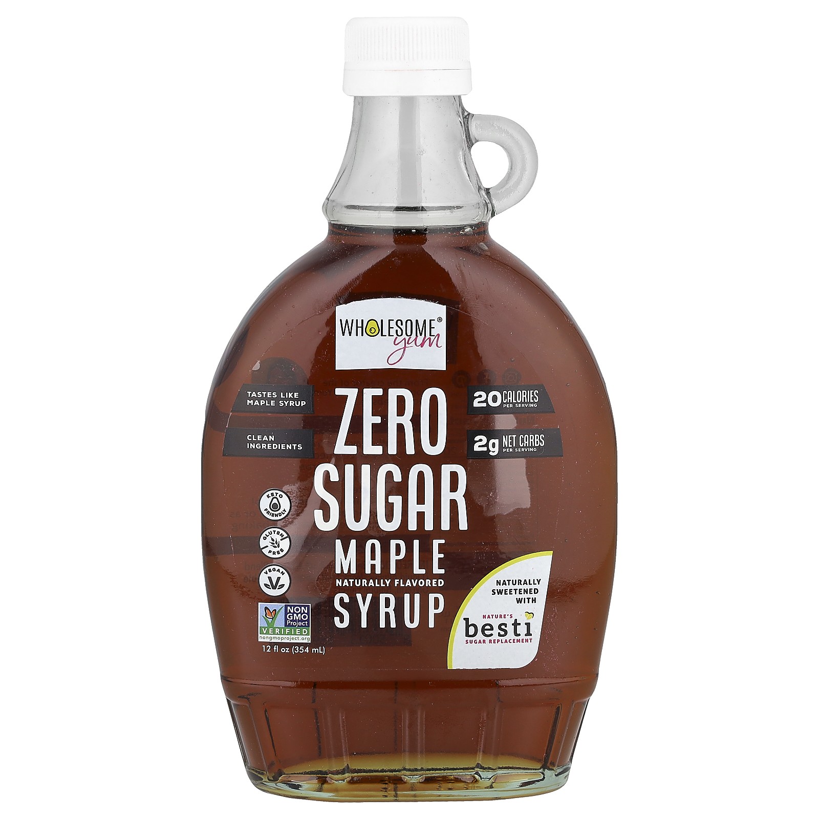Zero Sugar Maple Syrup, 12 fl oz (354 ml)