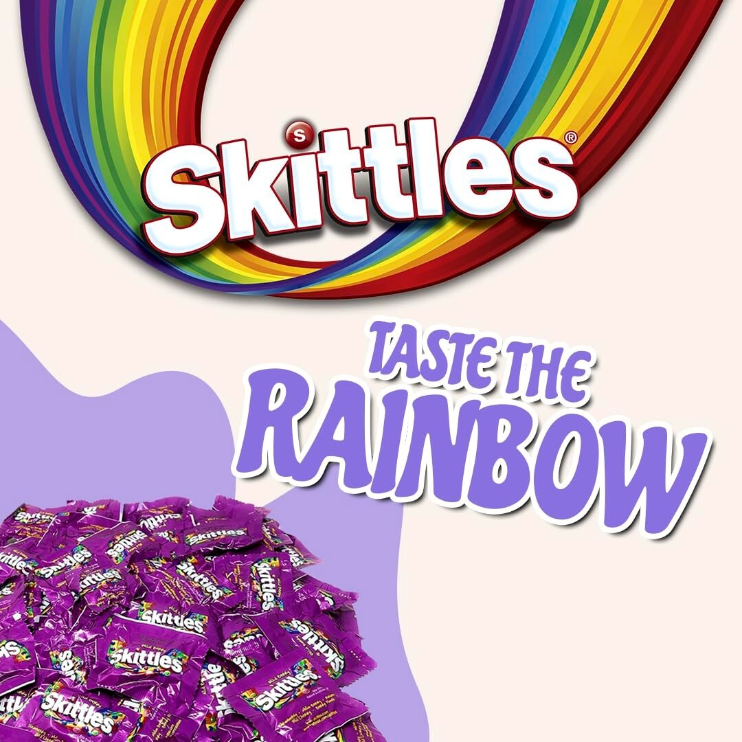 Skittles Wild Berry, Fun Size Packets Individually Wrapped Bulk Candy (4 Pounds)