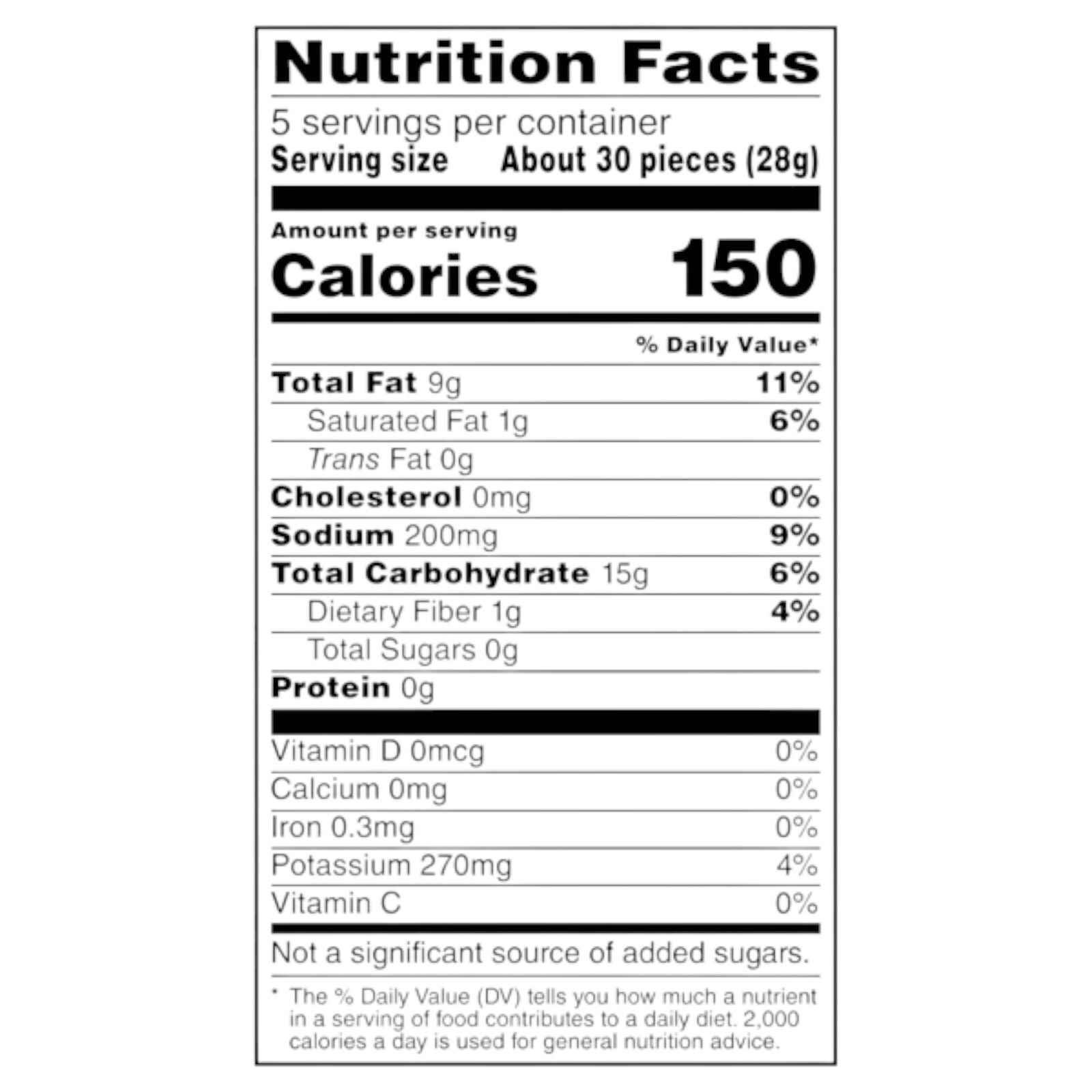 Lay’s Poppables Sea Salt Potato Chips Bites 5 oz 1 Bag