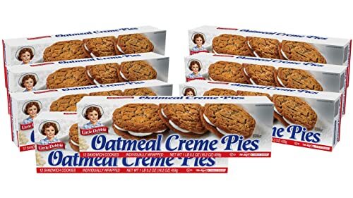 Oatmeal Creme Pies 96 Individually Wrapped Sandwich Cookies 8 Boxes