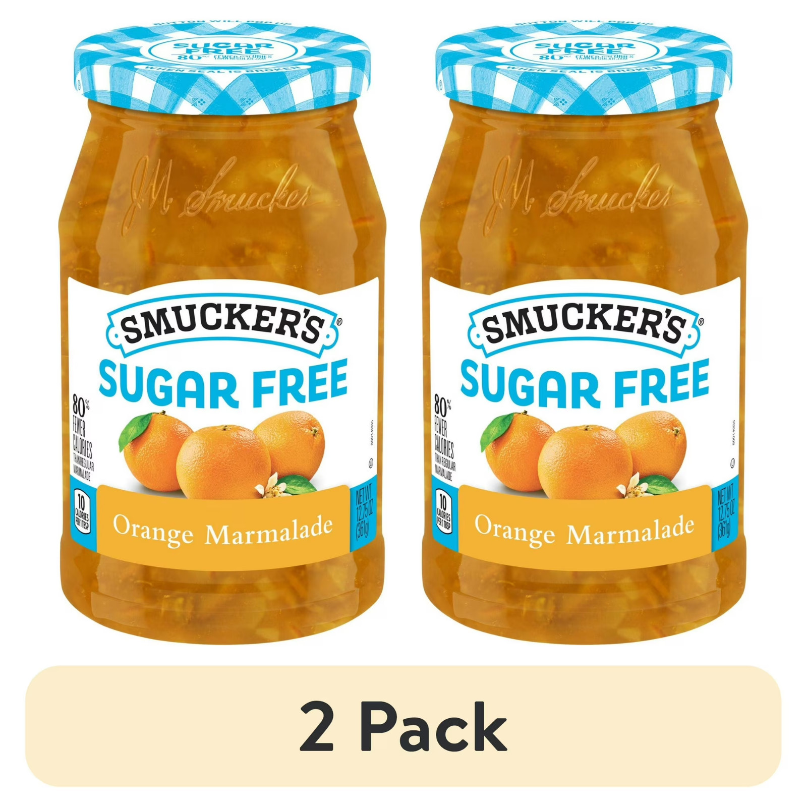 (2 pack) Smucker’s Sugar Free Orange Marmalade, 12.75 oz