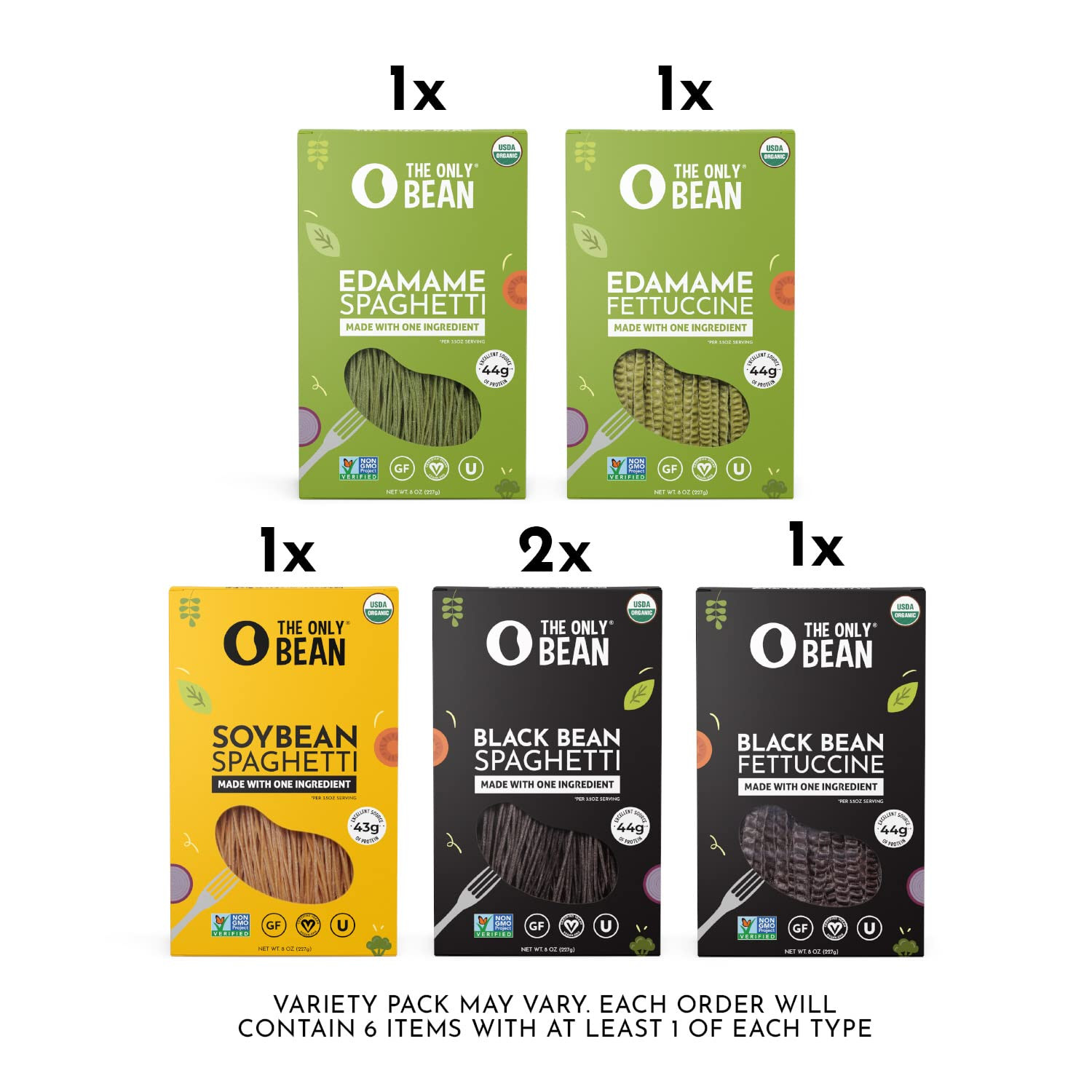 – Soy, Black Bean, and Edamame Spaghetti & Fettuccine – Gluten Free Pasta, Keto