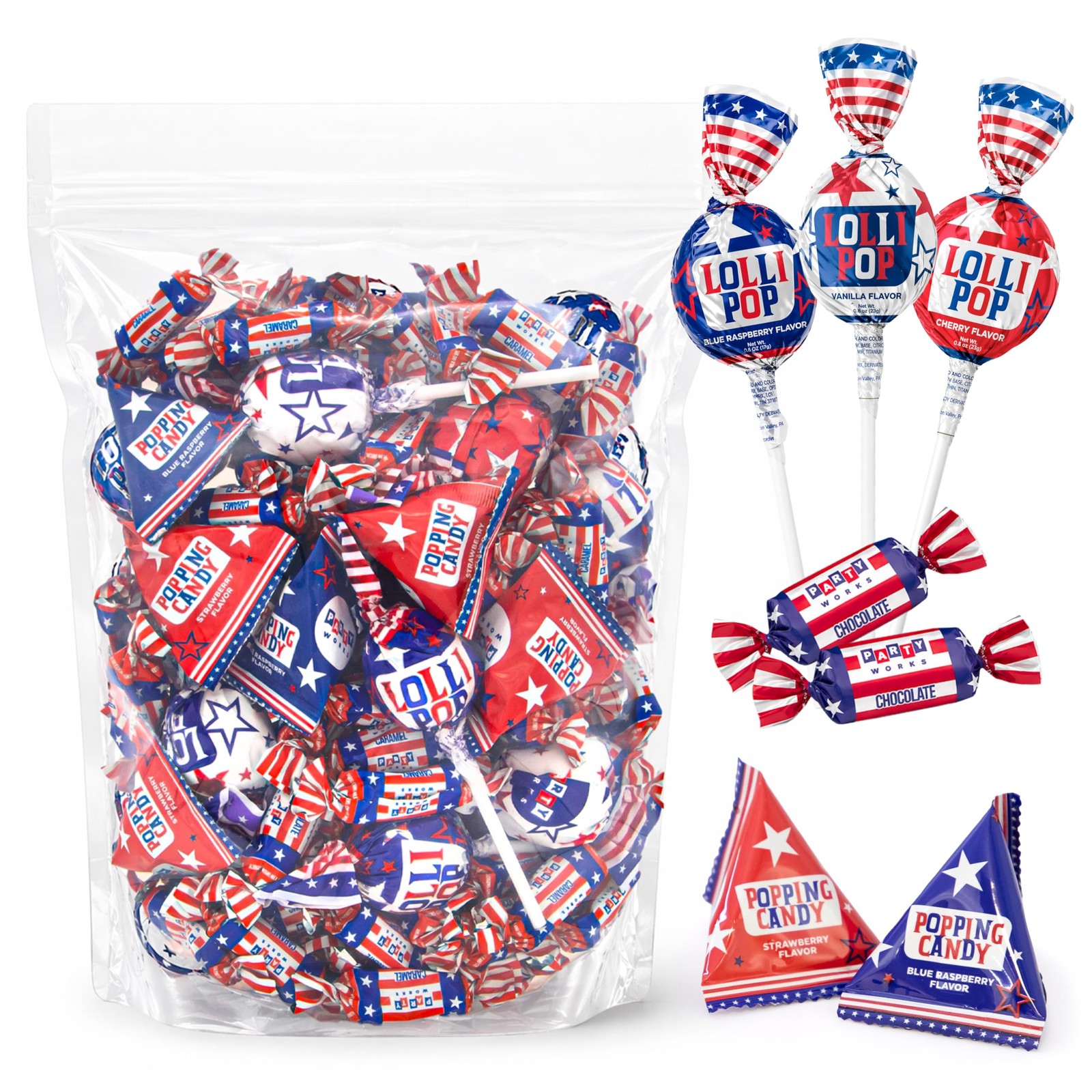 Partyworks – 3 Pound – 4Th Of – Lollipops Popping