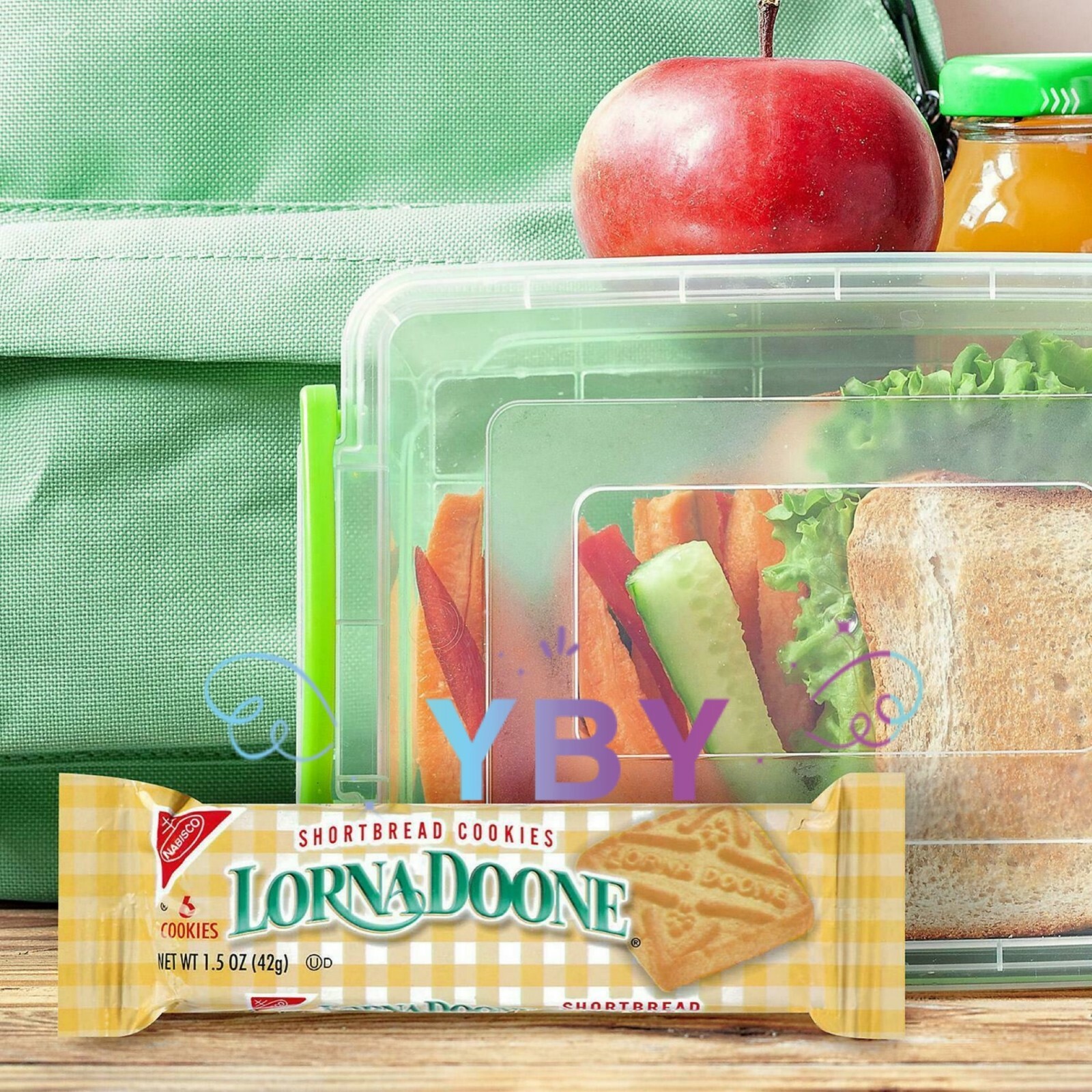 2 Packs Lorna Doone Shortbread Cookies (6 per pk., 30 pk.) 45 oz Each Pack