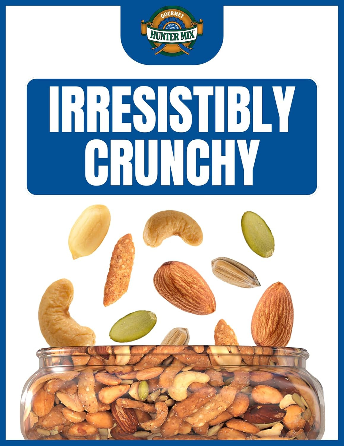 Honey Roasted Hunter Bulk Trail Mix, 23 Oz (Pack of 1), Honey Roasted Sesame Sti