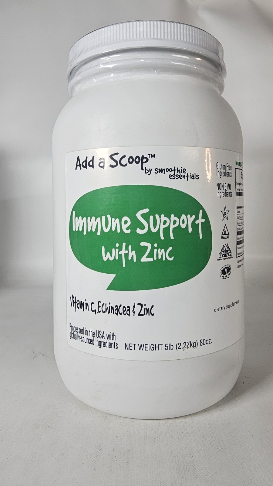 Immune Support With Zinc Protein Supplement Powder 5 lb. Exp:6/2/2027