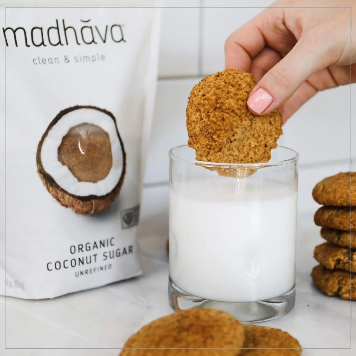 Madhava Organic Unrefined Coconut Sugar 3 Pound Bag