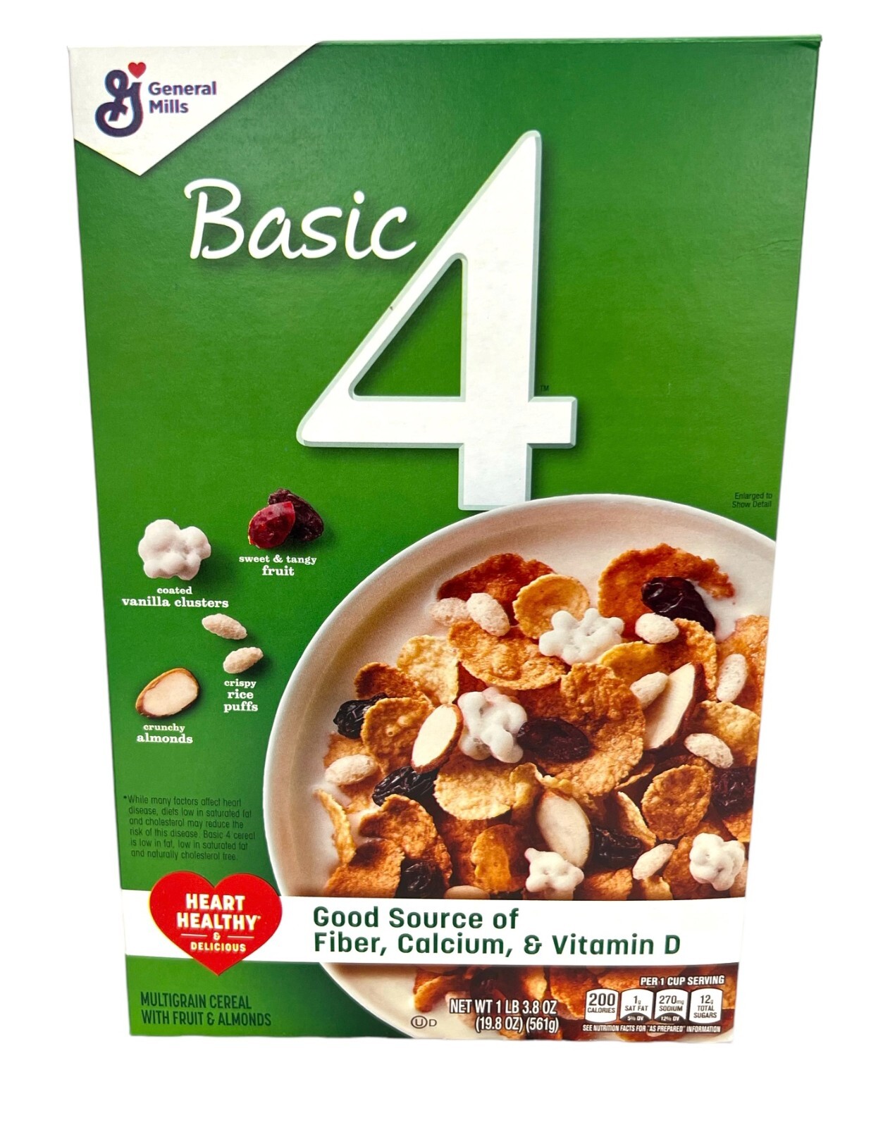 Basic 4 Multigrain Cereal with Fruit & Almonds Cereal 19.8 oz General Mills