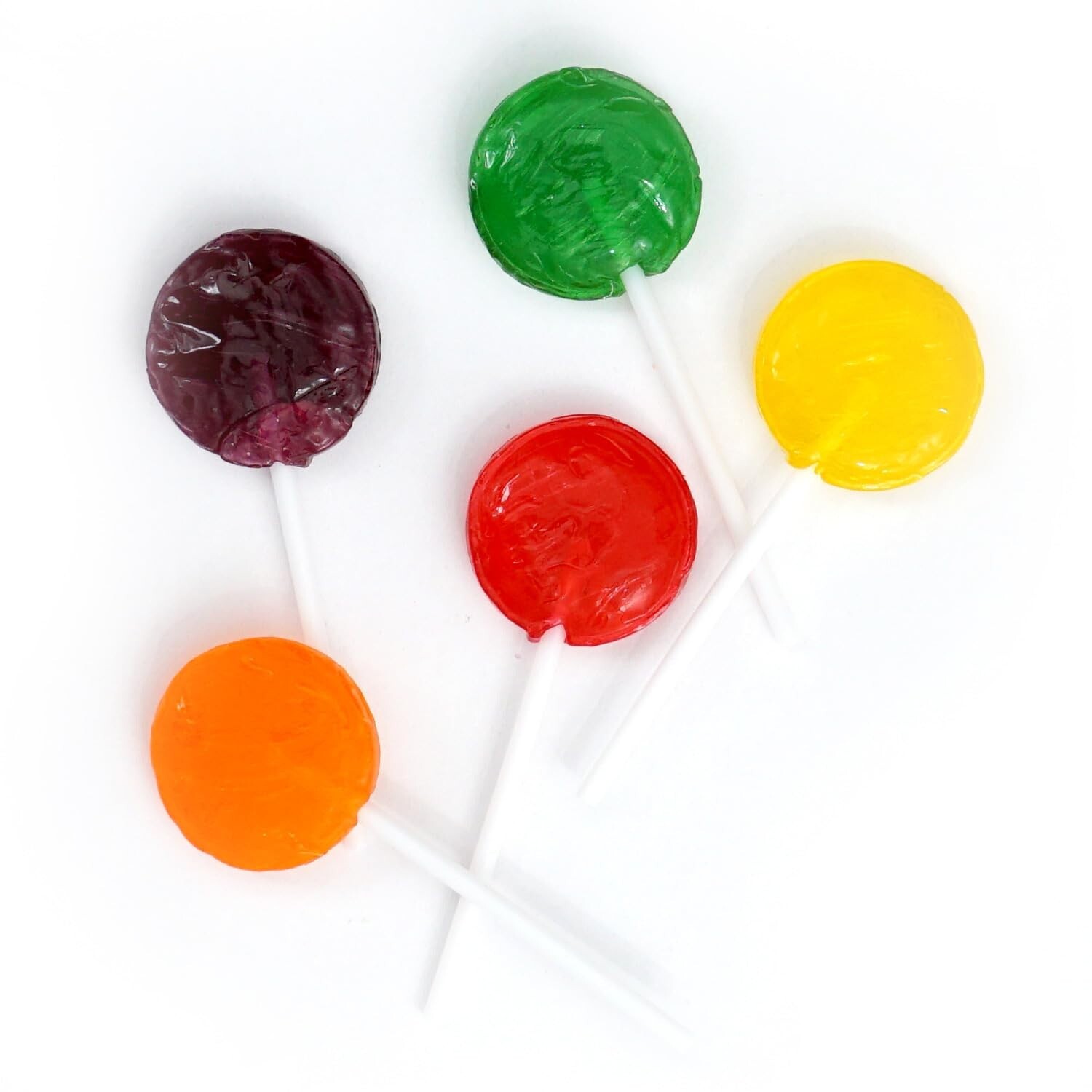 Classic Assorted Lollipops, Candy Suckers, 5 Fruit Flavors Bulk Candy (4 Pounds)