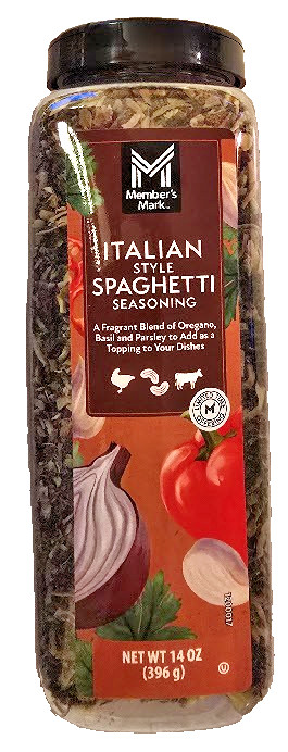 Member’s Mark Italian Spaghetti Seasoning Blend 14 oz – Made by TONES