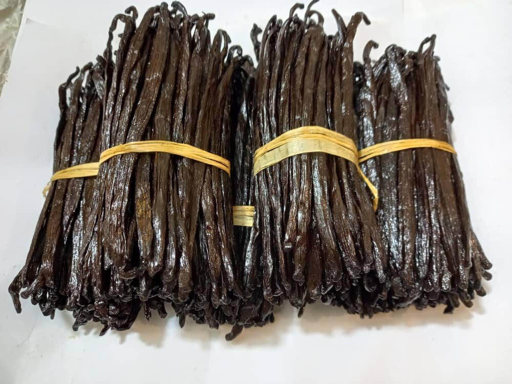 Whole Vanilla Beans, Grade A Vanilla Pods, Vanilla Beans for Making Extract