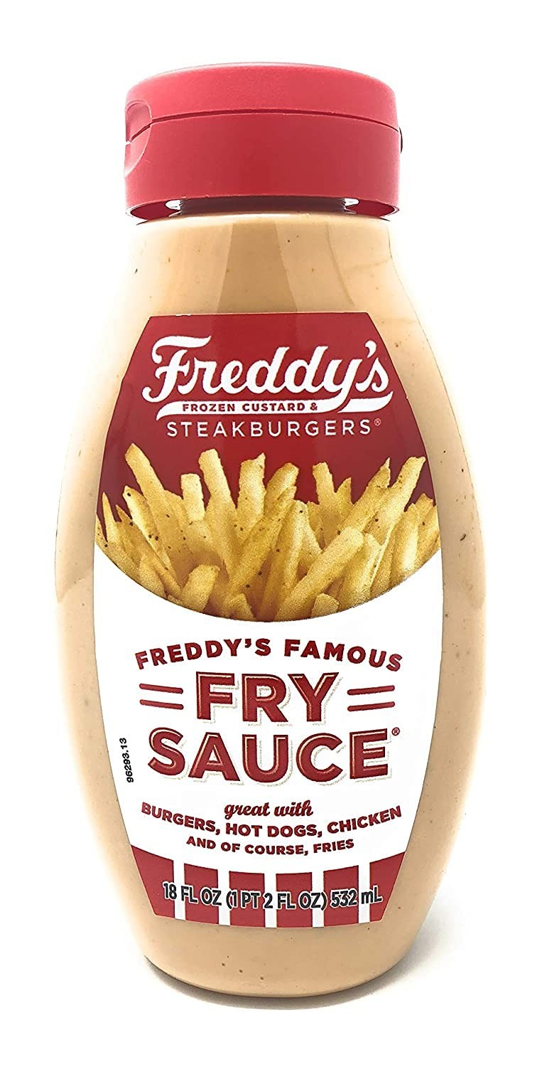 Freddy’s Famous Fry Sauce 18oz Steakburger Dipping Sauce Burger Fry Condiment