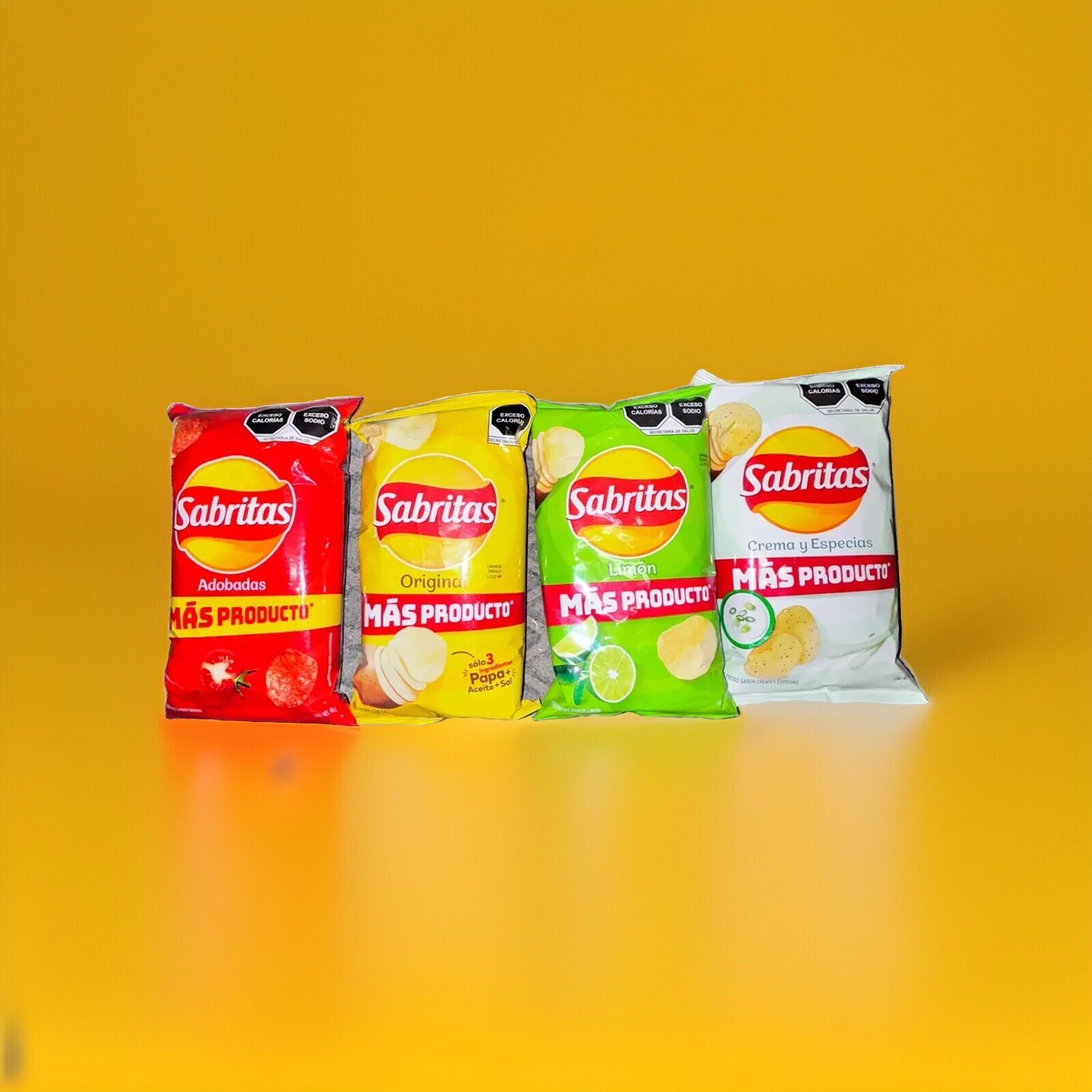 🪅Mexican Chips Sabritas (12 Pack-x3 Each-48g)