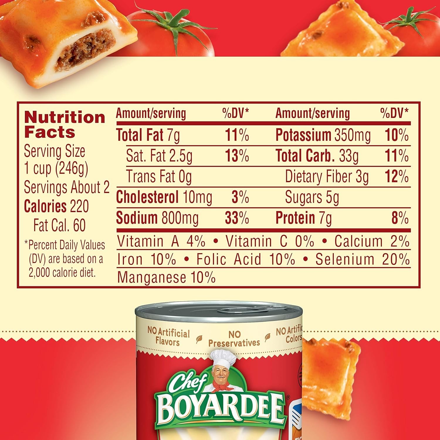Nostalgic Beef Ravioli Meal Prep – 4 Pack of 15 oz Cans, 90 Seconds Ready