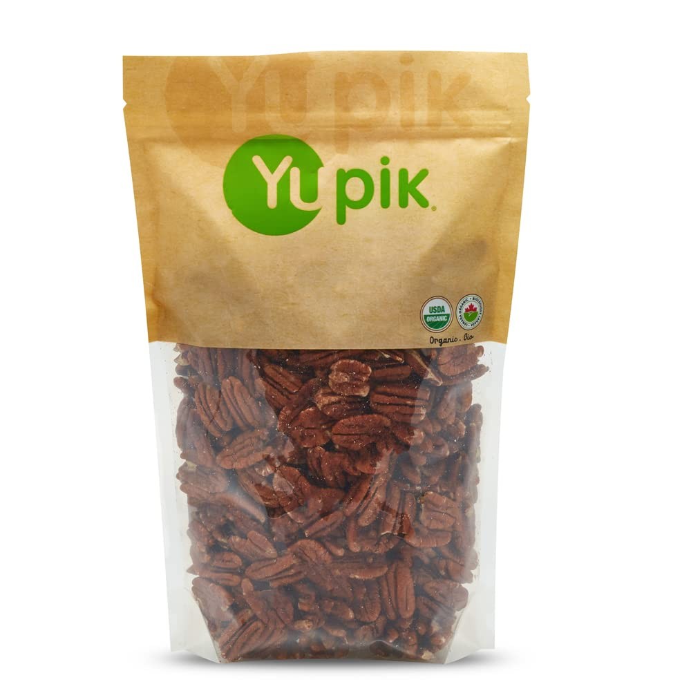 Yupik Organic Raw Pecans, 2.2 lb (35.2 oz), Pound (Pack of 1), White