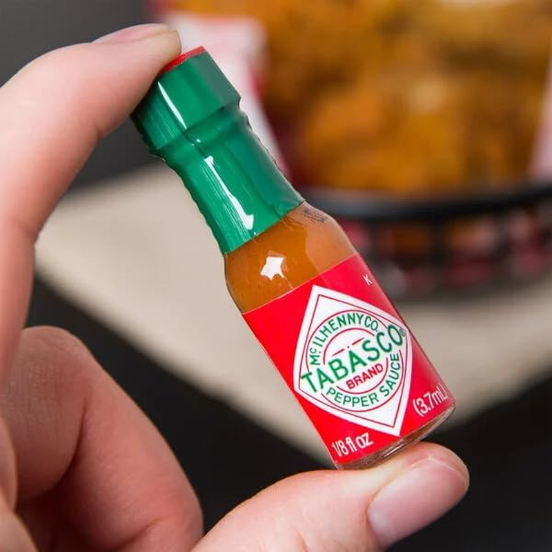 Brand Original Red Pepper Sauce, Medium Hot Sauce, Mini Glass Bottles, Classic F