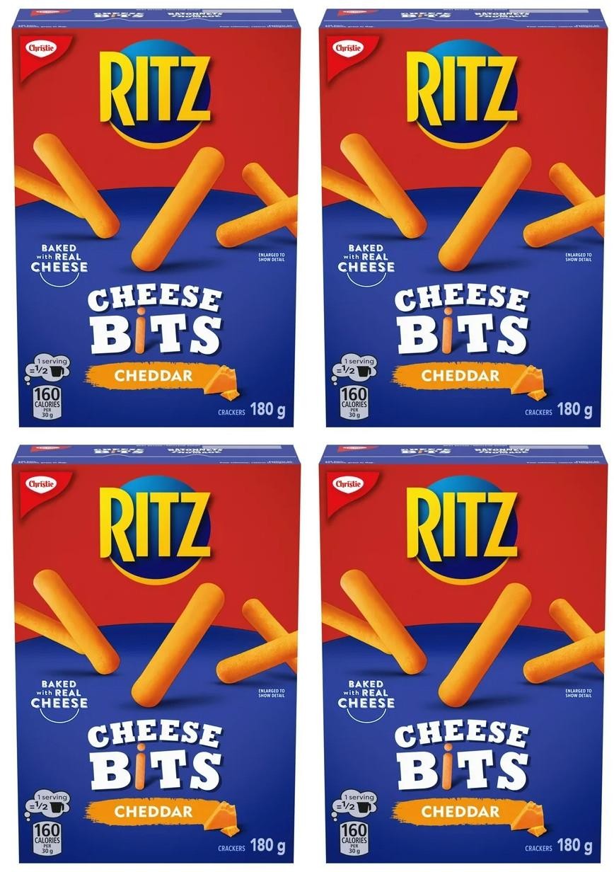 Ritz Cheese Bits Crackers, 180g (4 Pack)