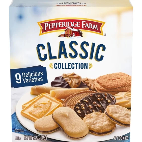 (Pack of 2)Pepperidge Farm Holiday Classic Cookie Collection,9 Cookie Varieties