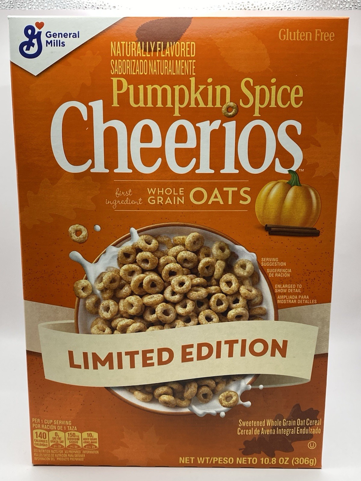4-Pumpkin Spice General Mills Cheerios LIMITED EDITION 10.8 OZ each Box 6/17/26