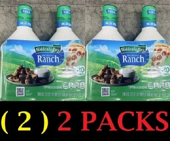 Hidden Valley The Original Ranch Dressing Gluten-Free Homestyle 40oz (2) 2 PACKS