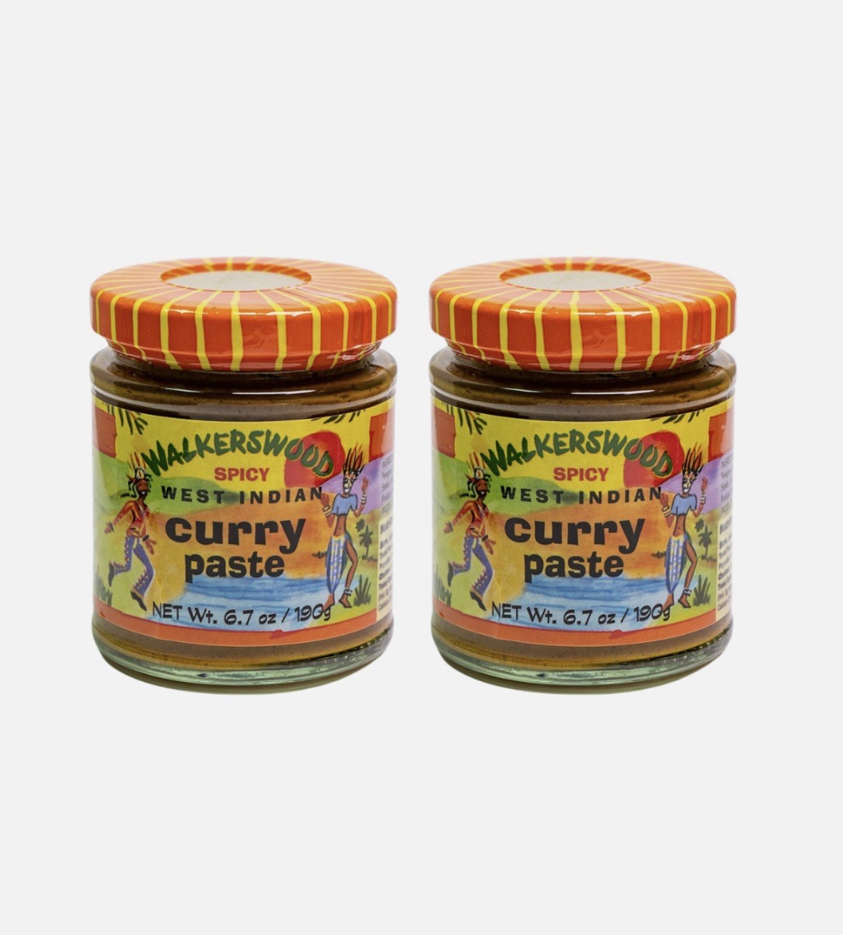 Walkerswood Curry Paste 190g – Pack of 2 – Import fees are paid by us for USA