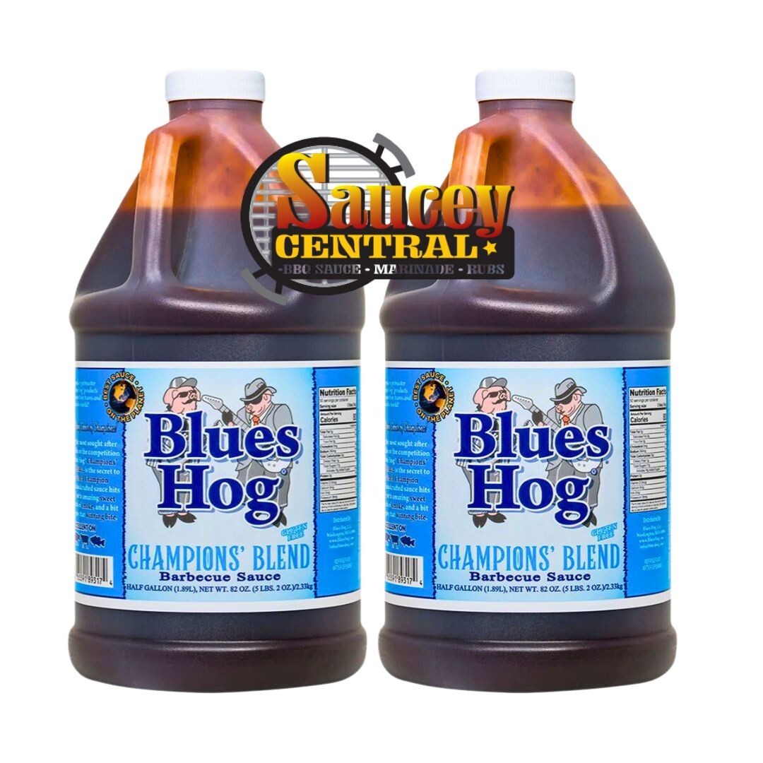 Blues Hog Champions’ Blend BBQ Sauce – 1/2 Gallon (Pack of 2)