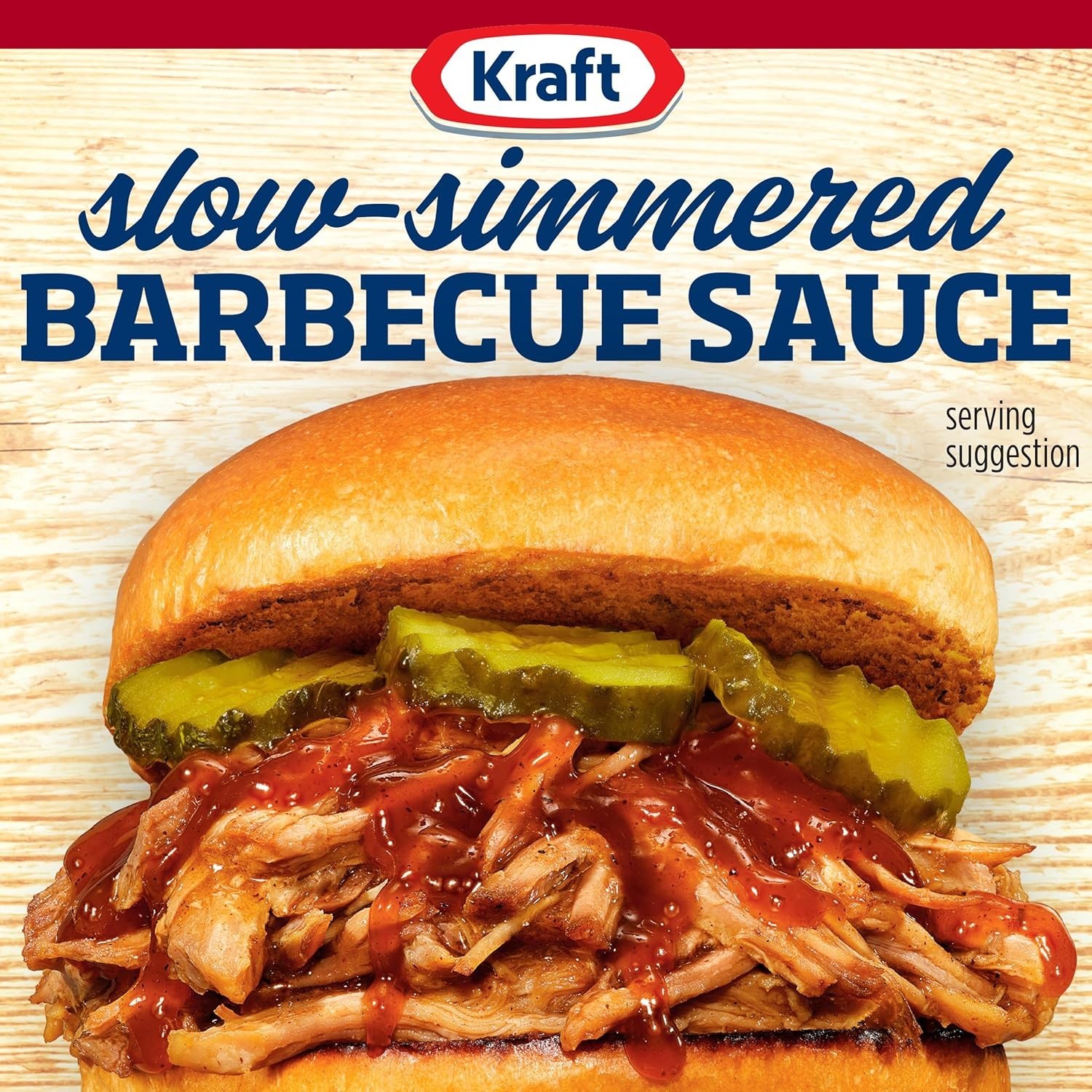 Luxury Hickory Smoked BBQ Sauce, 17.5 oz Squeeze Bottle for Rich Flavor