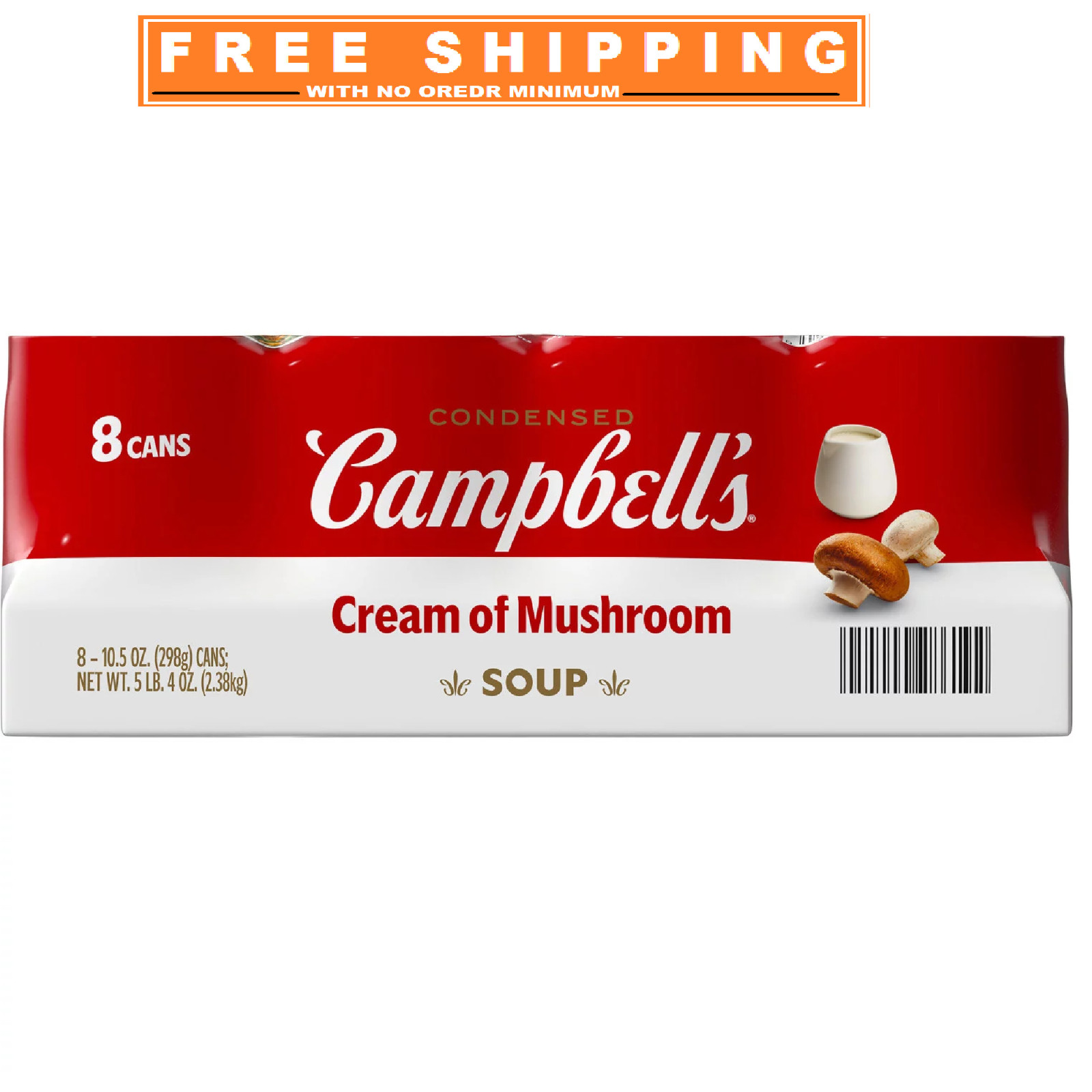 Campbell’s Cream of Mushroom Soup 10.5 oz., 8 pk.