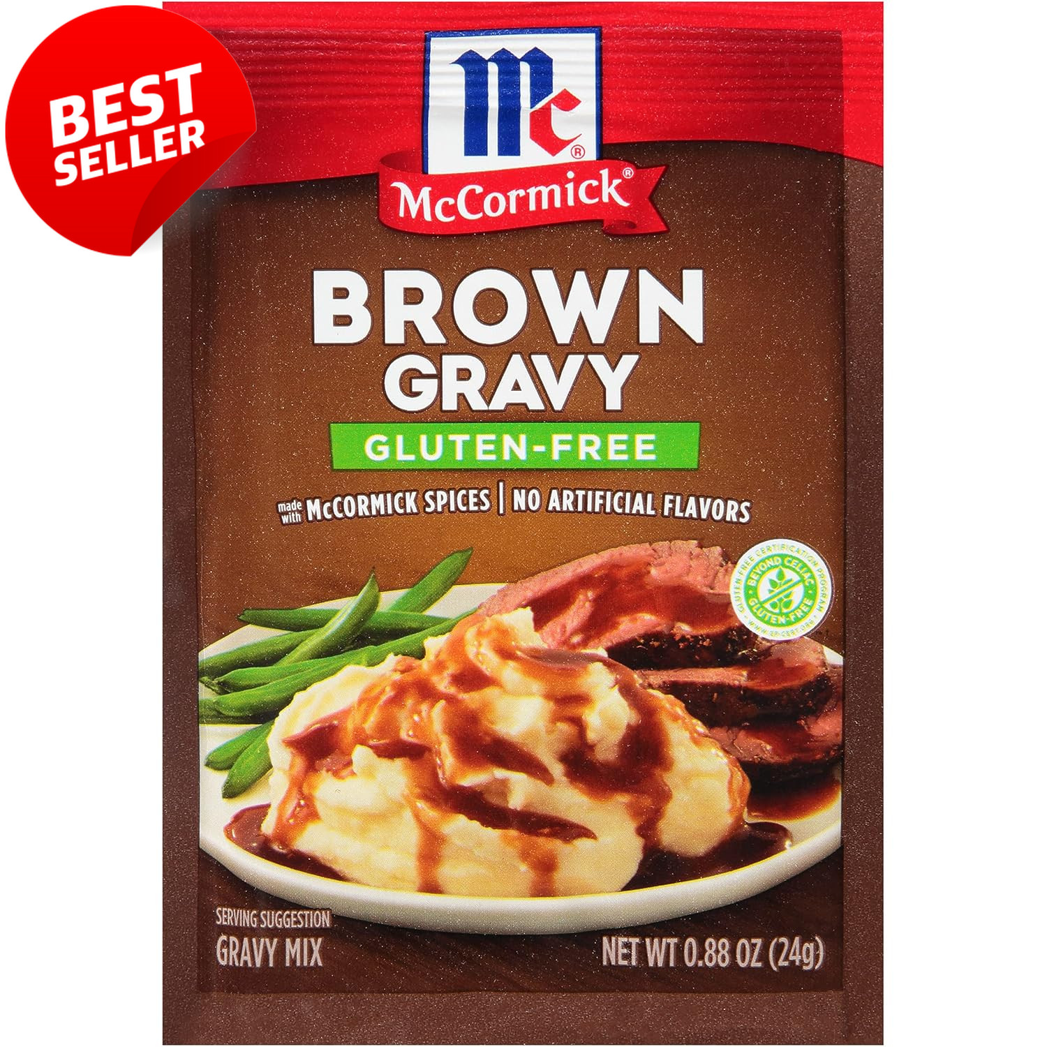Gluten Free Brown Gravy Mix 0.88oz 12 Pack – US