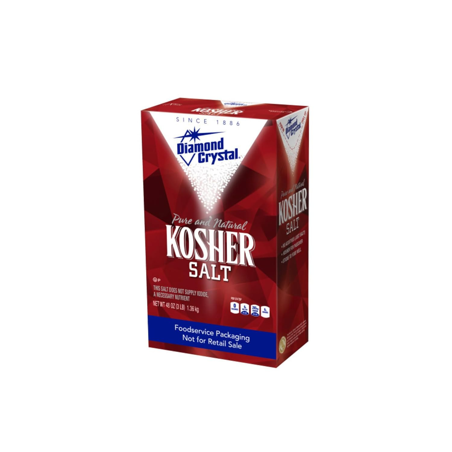 Kosher Salt – Full Flavor, No Additives – Pure and Natural since 1886 (Restauran