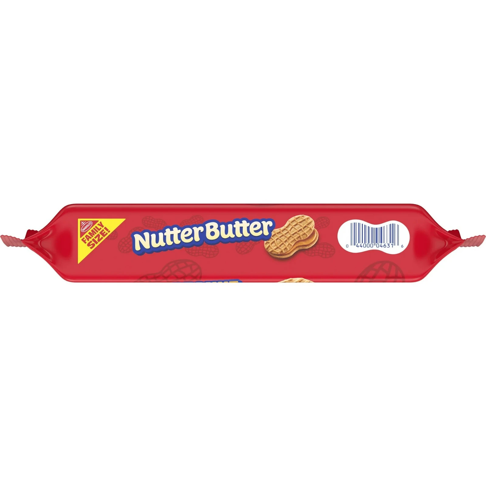 NUTTER BUTTER Peanut Butter Sandwich Cookies, Family Size, 16 oz..