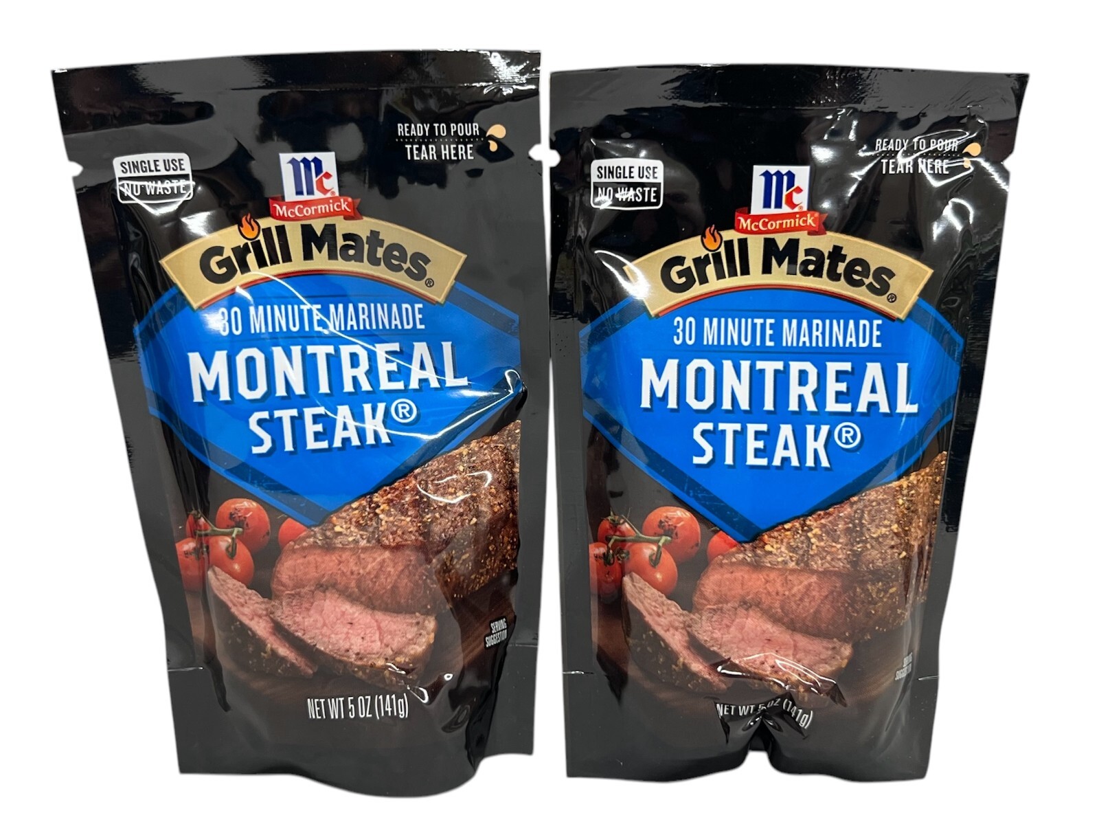 McCormick Grill Mates Montreal Steak Liquid Marinade Mix 5 oz (2 Pack)