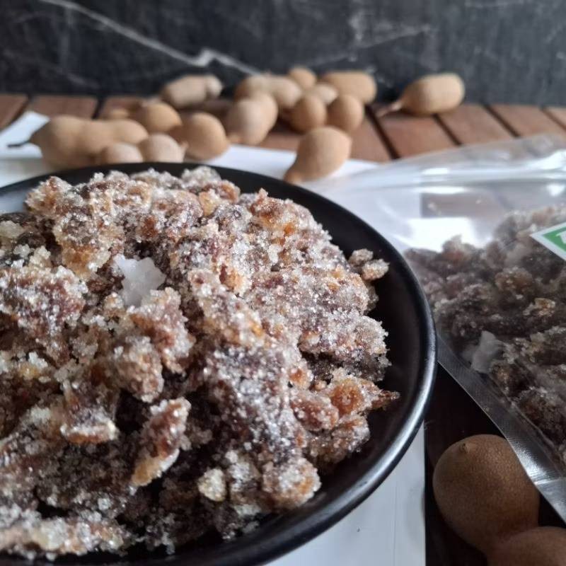 Thai Sugar Dried Fruit Seedless Super Sour Tamarind Snack Spicy Natural Chili