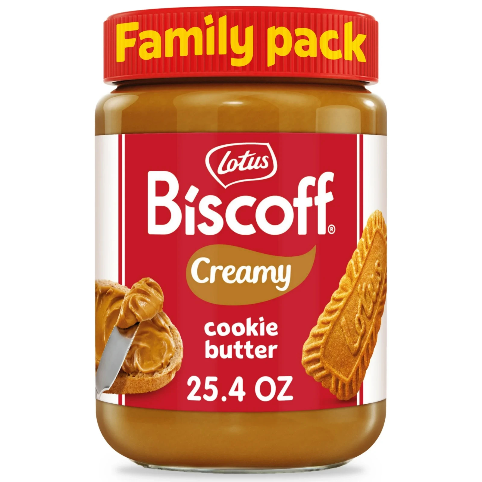 Lotus Biscoff creamy cookie Butter Nut-Free spread 25.4oz…..