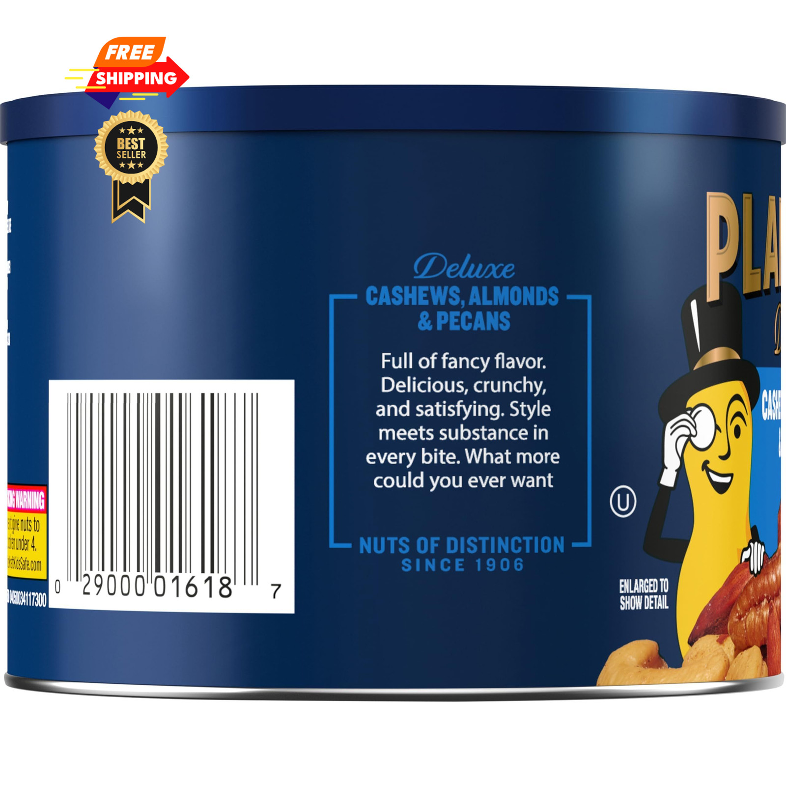 Planters Select Cashews (Almonds & Pecans Nut 8.25 Ounce (Pack of 1), Blue
