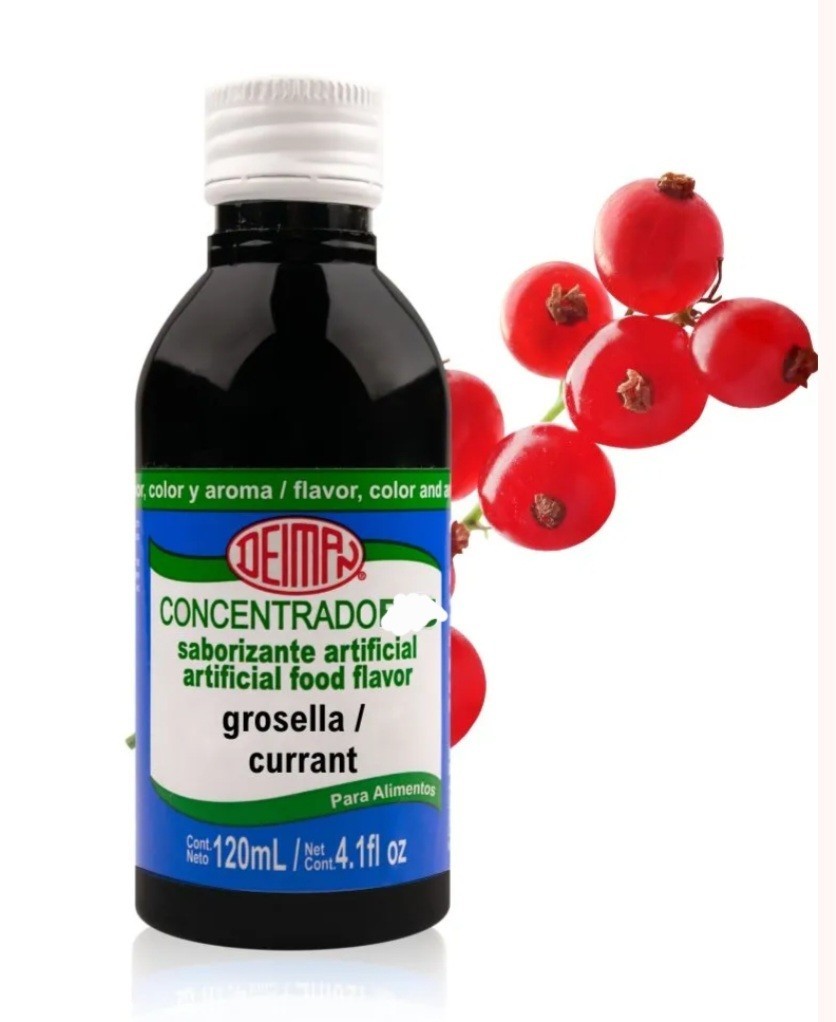 2X DEIMAN CURRANT ( GROSELLA ) CONCENTRATE 2 BOTTLES 4.1oz (120ml) EA -FREE SHIP