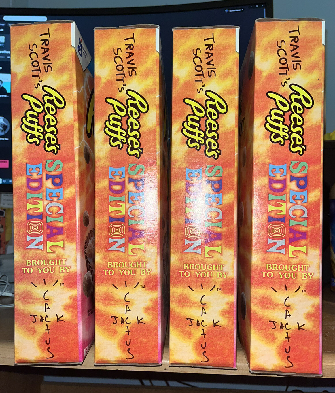 TRAVIS SCOTT’s REESES PUFFS Special Edition Brought to you By CACTUS JACK 20.7oz