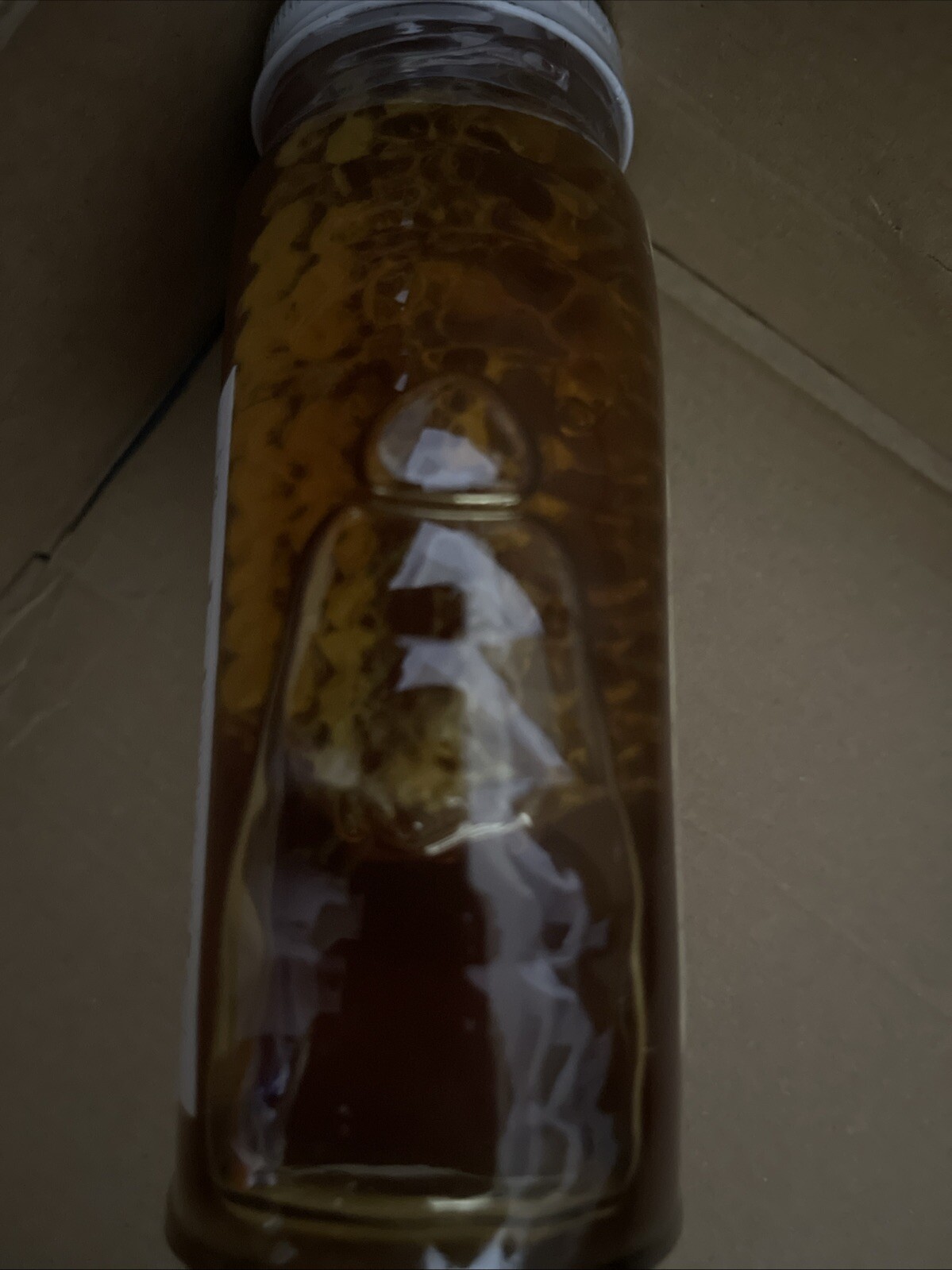 Unfiltered Raw ACACIA Honey with Honeycomb 1 lb (16oz) upstate New York