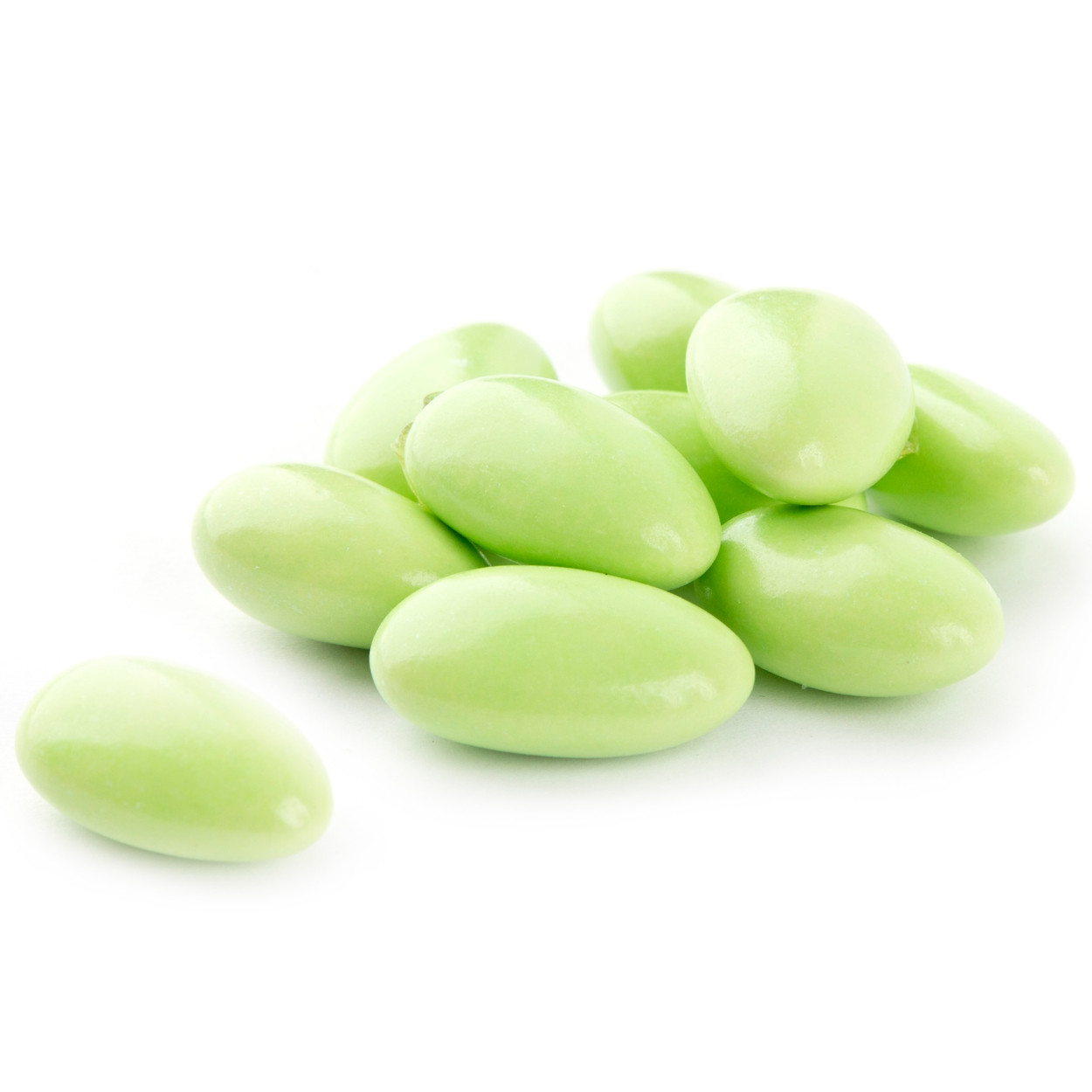 Super Fine Jordan Almonds – Light Green – Dark Blue – by NY Spice – FREE SHIP