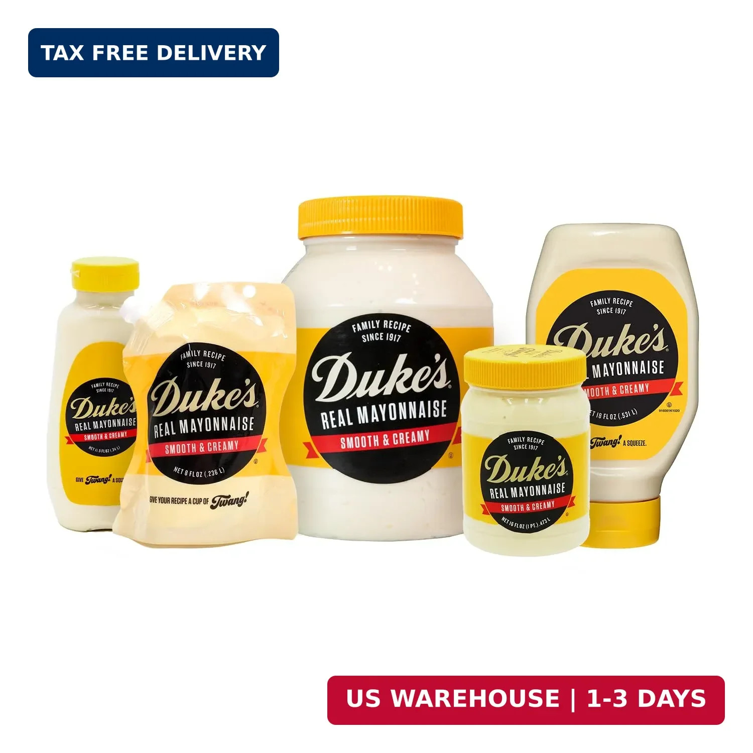 Duke’s Light Mayonnaise Squeeze Bottle – Smooth & Creamy, 18 Ounce (Pack of 1)