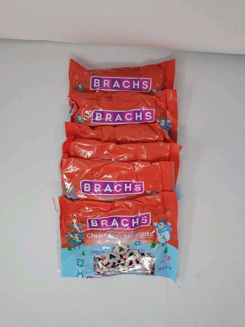 Lot of 6 – Brachs Peppermint Christmas Nougats, 7 Oz Each. Best Buy 05/19/2026