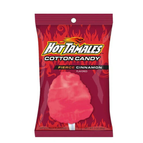 Hot Tamales (4-PACK) Fierce Cinnamon Flavored Hot Stuff Cotton Candy