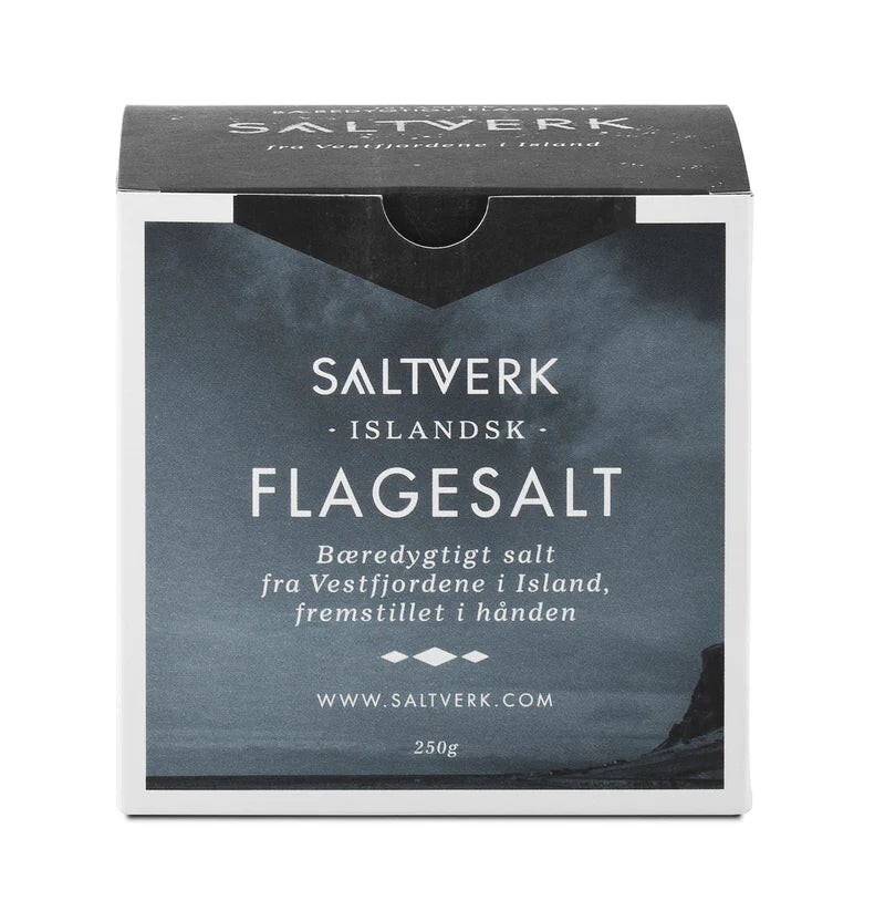 Saltverk Flaky Icelandic Sea Salt – 250g (8.82oz) – Hand Harvested Sustainably