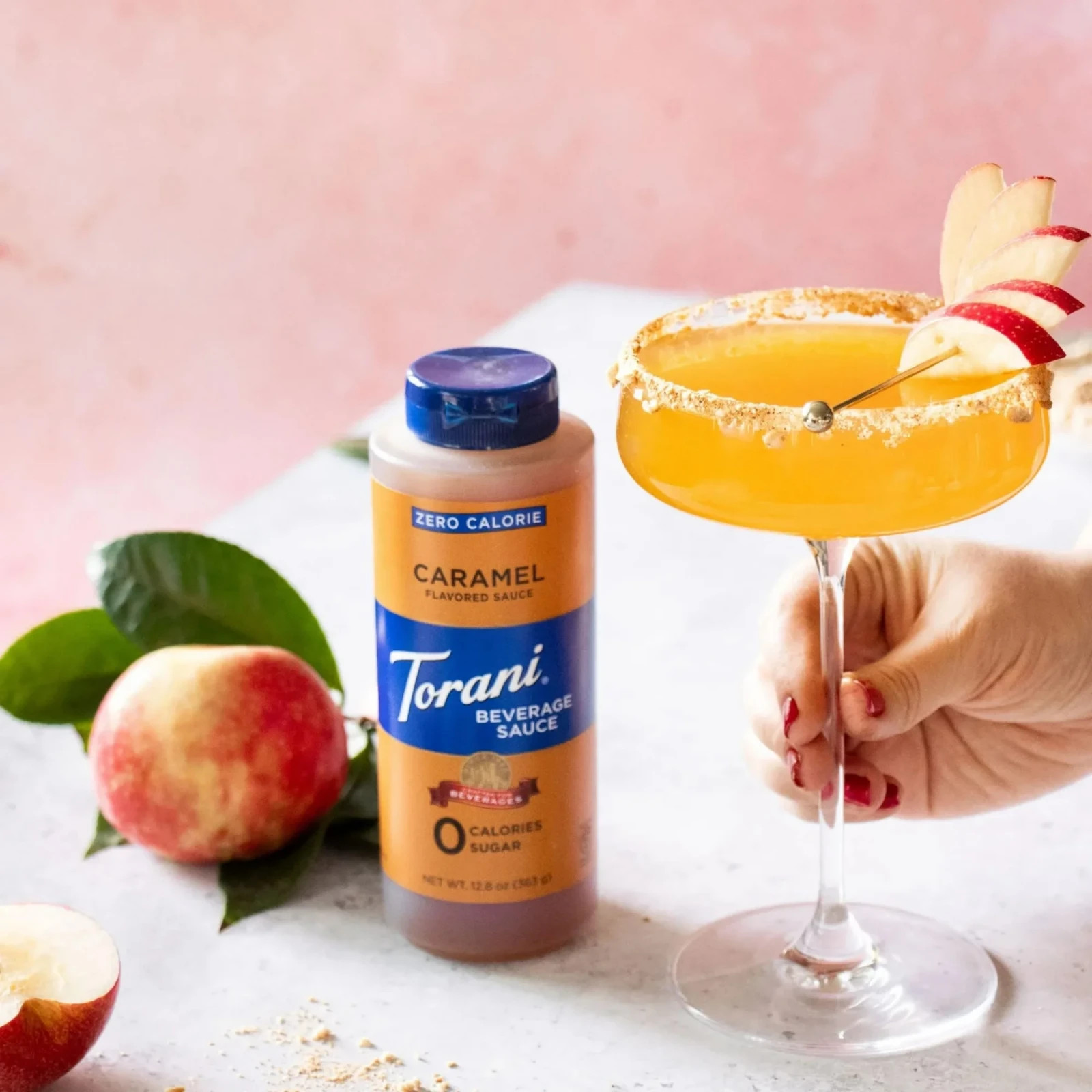 (pack of 2)Torani Zero calorie caramel Beverage Sauce 12.8 oz (Each)….
